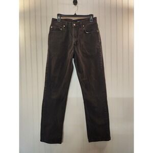 Levi's Men's 505 Black Straight Leg Denim Jean Size W32x32L Casual Outdoor Work